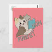 お母さんを狙う ポストカード (正面/裏面)