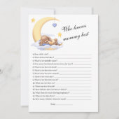 お母さんを知っているのは誰？ 招待状 (正面)