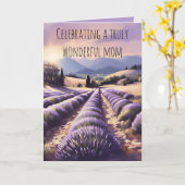 お母さんを祝う カード (黄色い花)