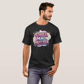 お母さんを落ち着かせて 可愛いドイツ語の格言 Tシャツ (正面フル)
