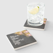 お母さんインスパイアよストーンコースター ストーンコースター (横)