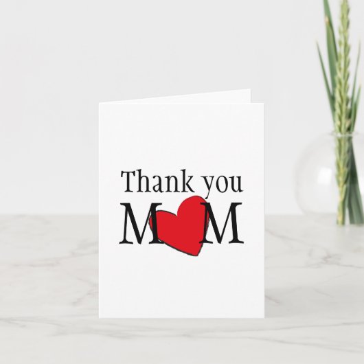 お母さんカスタマイズ サンキューカード (正面)