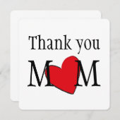 お母さんカスタマイズ サンキューカード (正面/裏面)