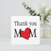 お母さんカスタマイズ サンキューカード (スタンド正面)