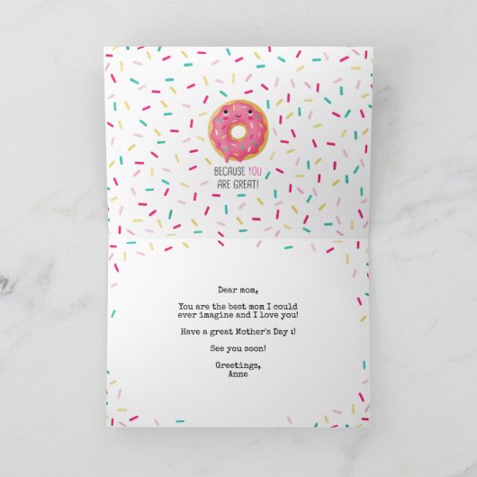 お母さんカードなしで何をするか分からない カード (内部)