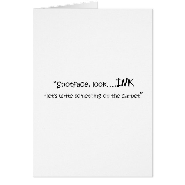 お母さんカードの不機嫌: フレッドの目を奪うようなユーモア (正面)