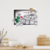 お母さんギゲオンザ・ナツクラッカーバレエ ポスター (キッチン)