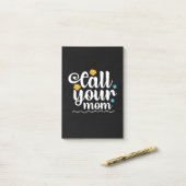 お母さんギフトお母さんに電話 ポストイット (デスク上)