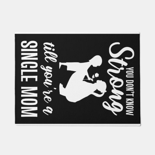 お母さんギフトお母独身のさん ドアマット (正面)