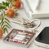 お母さんクール愛してるPhoto Collage Keychain キーホルダー (正面右)