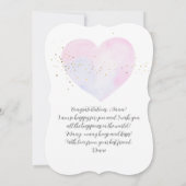 お母さんグリーティングカードに。グリーティングカード.母の贈り物 (裏面)