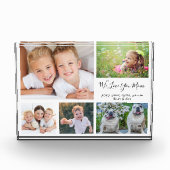 お母さんコラージュ大好き フォトブロック (正面)