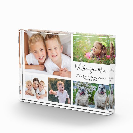 お母さんコラージュ大好き フォトブロック (右)