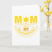 お母さんサンシャインカードよ カード (黄色い花)