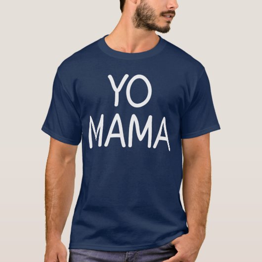 お母さんジョーク ジョーク サーカスティック ヴィンテージ Tシャツ (正面)