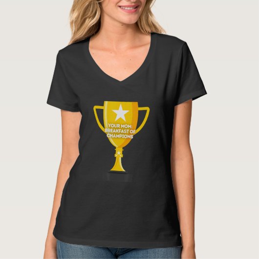 お母さんチャンピオンズブレックファスト Tシャツ (正面)