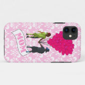 お母さんハート型の風船の子供 Case-Mate iPhoneケース (裏面(横))