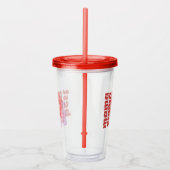 お母さんパーソナライズされたの牡丹タンブラーフローラ アクリルタンブラー (右)