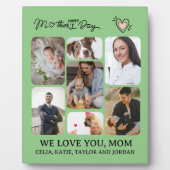 お母さんパーソナライズされたの記念品の写真プラーク フォトプラーク (正面)