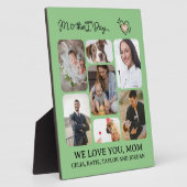 お母さんパーソナライズされたの記念品の写真プラーク フォトプラーク (側面)