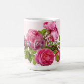 お母さんマグありがとう – 金の女の子 コーヒーマグカップ (中央)