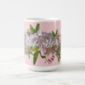 お母さんマグありがとう – 金の女の子 コーヒーマグカップ (中央)