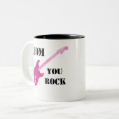 お母さんマグを揺すります ツートーンマグカップ (正面左)