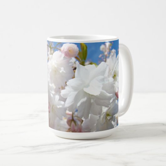 お母さんマグ結婚の花 コーヒーマグカップ (正面右)