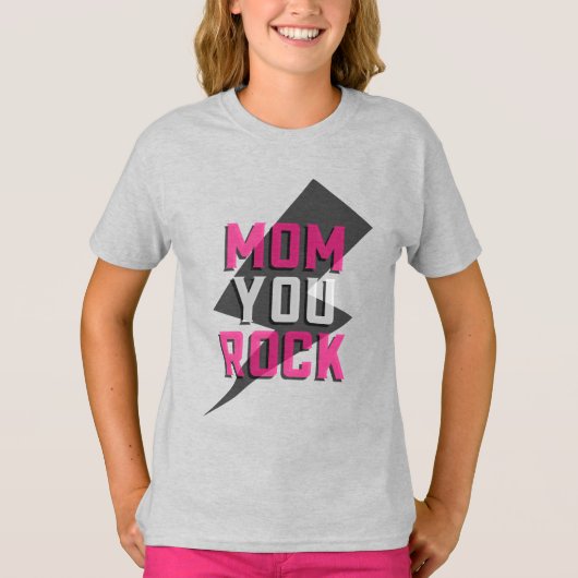 お母さんロックキッズシャツ Tシャツ (正面)