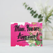 お母さんヴィンテージ素晴らしボタニー書 ポストカード (スタンド正面)