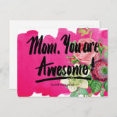 お母さんヴィンテージ素晴らしボタニー書 ポストカード (正面/裏面)