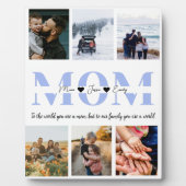 お母さん世界写真 フォトプラーク (正面)