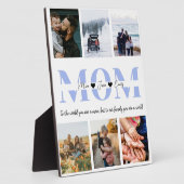 お母さん世界写真 フォトプラーク (側面)