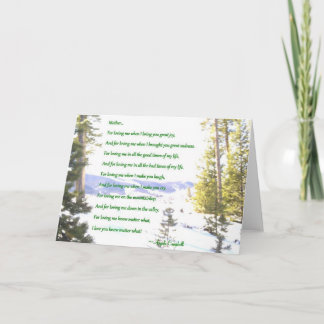 お母さん何のグリーティングカードでもあなたを愛して カード