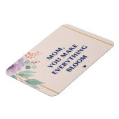 お母さん全て開花 マグネット (左側)