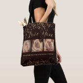 お母さん写真コラージュのギフト トートバッグ (クローズアップ)