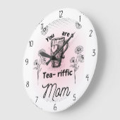 お母さん凄い ラージ壁時計 (傾斜)