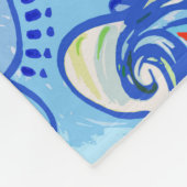 お母さん及びベビーのインドゾウ毛布 フリースブランケット (角)