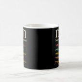 お母さん名詞の定義 楽しいママの日 コーヒーマグカップ (中央)