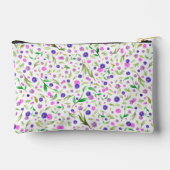 お母さん向けの植物化粧用ポーチギフト アクセサリーポーチ (裏面)