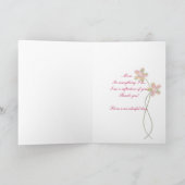 お母さん向けの花 カード (内部)