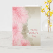 お母さん向けの花 カード (黄色い花)