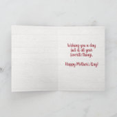 お母さん大切お母さん カード (内部)