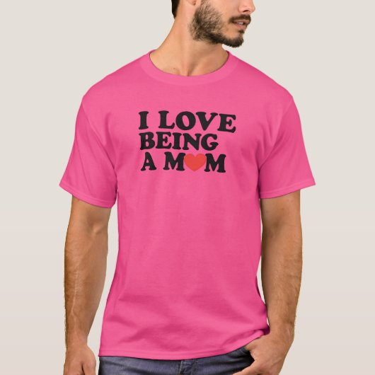 お母さん大好きな男の子 Tシャツ (正面)