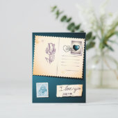 お母さん大好きよ葉書 ポストカード (スタンド正面)