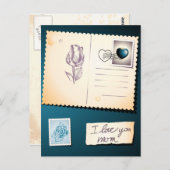 お母さん大好きよ葉書 ポストカード (正面/裏面)