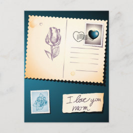 お母さん大好きよ葉書 ポストカード