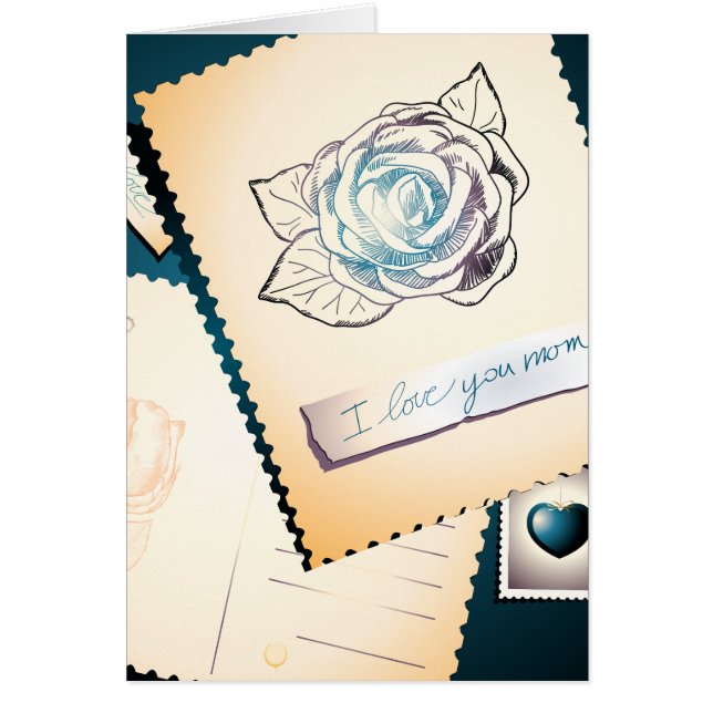 お母さん大好きカード (正面)