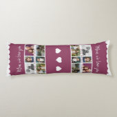 お母さん大好き子供6フォトコラージュ ボディピロー (裏面)