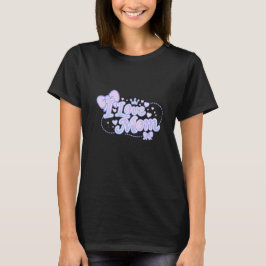お母さん大好き パステルかわいいデザイン Tシャツ